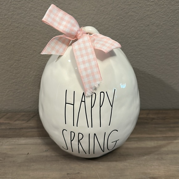 New! Rae Dunn Happy Spring Egg Decor - Picture 2 of 7